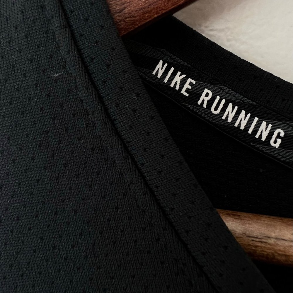 Nike Black Dri-Fit Long Sleeve Running Shirt